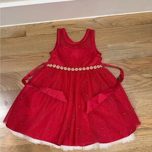 American Princess Red Formal Kids Dress 2T